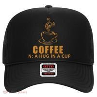 Coffee Hug In A Cup Funny Hat thumb 0