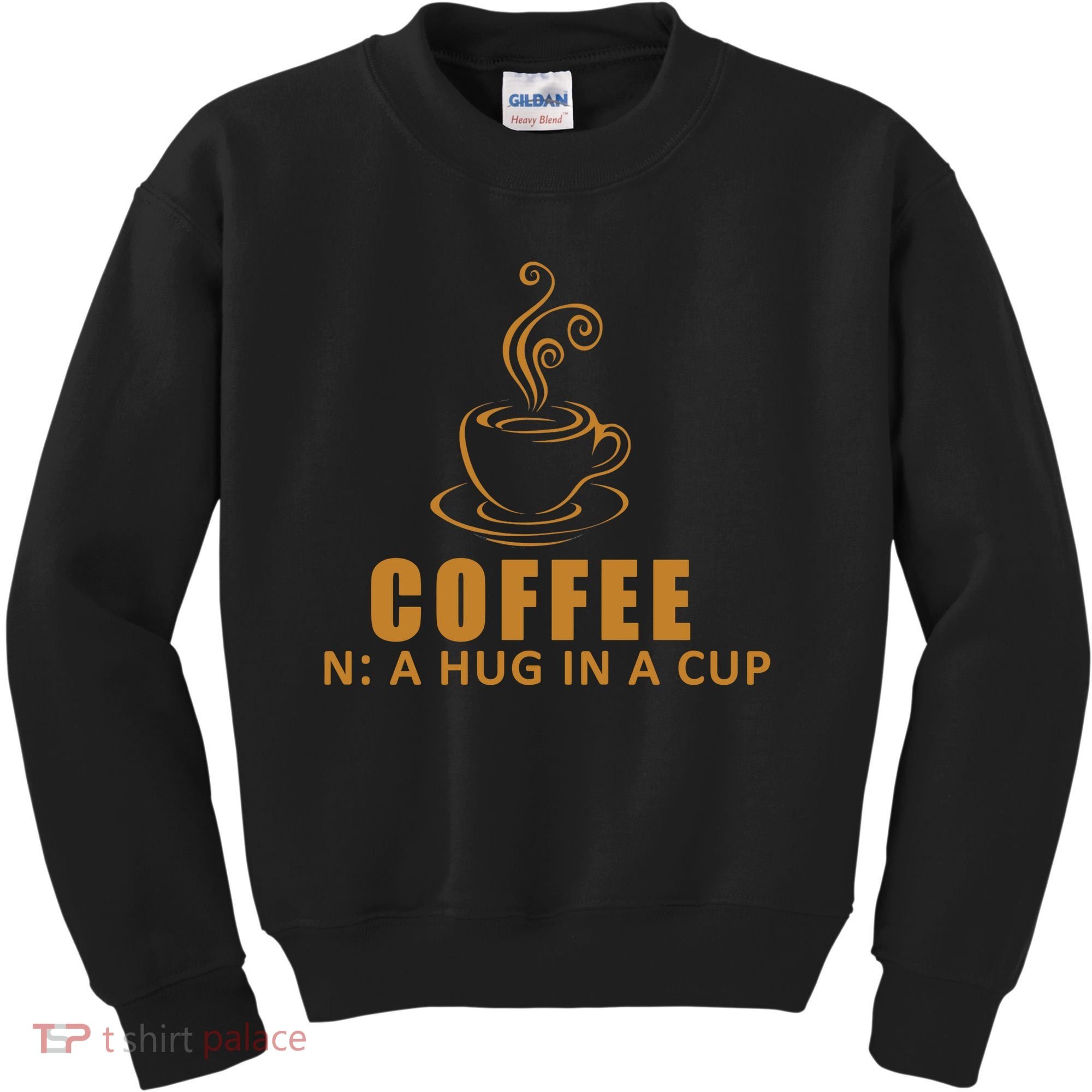 Coffee Hug In A Cup Funny Kids Sweatshirt