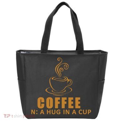 Coffee Hug In A Cup Funny Tote Bag
