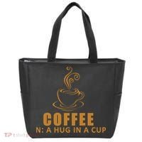 Coffee Hug In A Cup Funny Tote Bag thumb 0