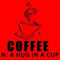 Coffee Hug In A Cup Funny Santa Hat thumb 1