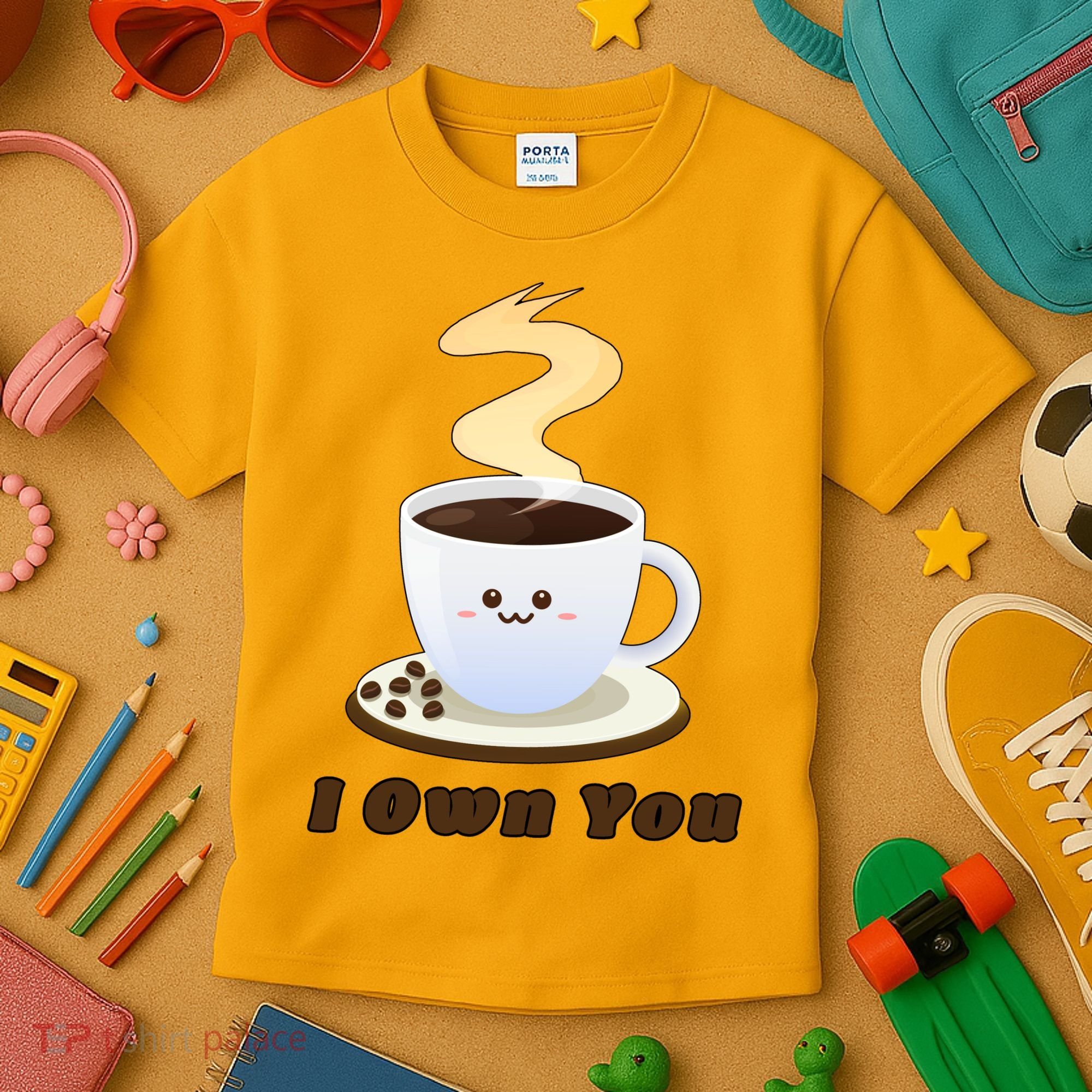 Coffee I Own You Kids T-Shirt