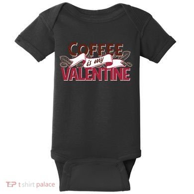 Coffee Is My Valentine Baby Bodysuit