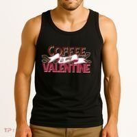 Coffee Is My Valentine Tank Top thumb 3