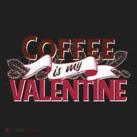 Coffee Is My Valentine Golf Towel thumb 3