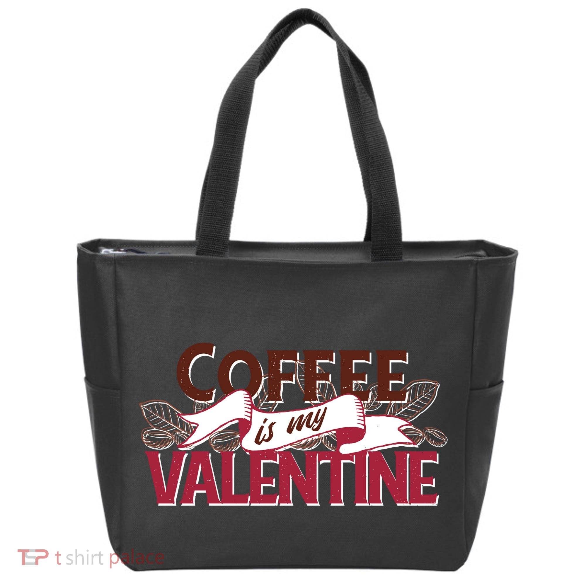 Coffee Is My Valentine Tote Bag