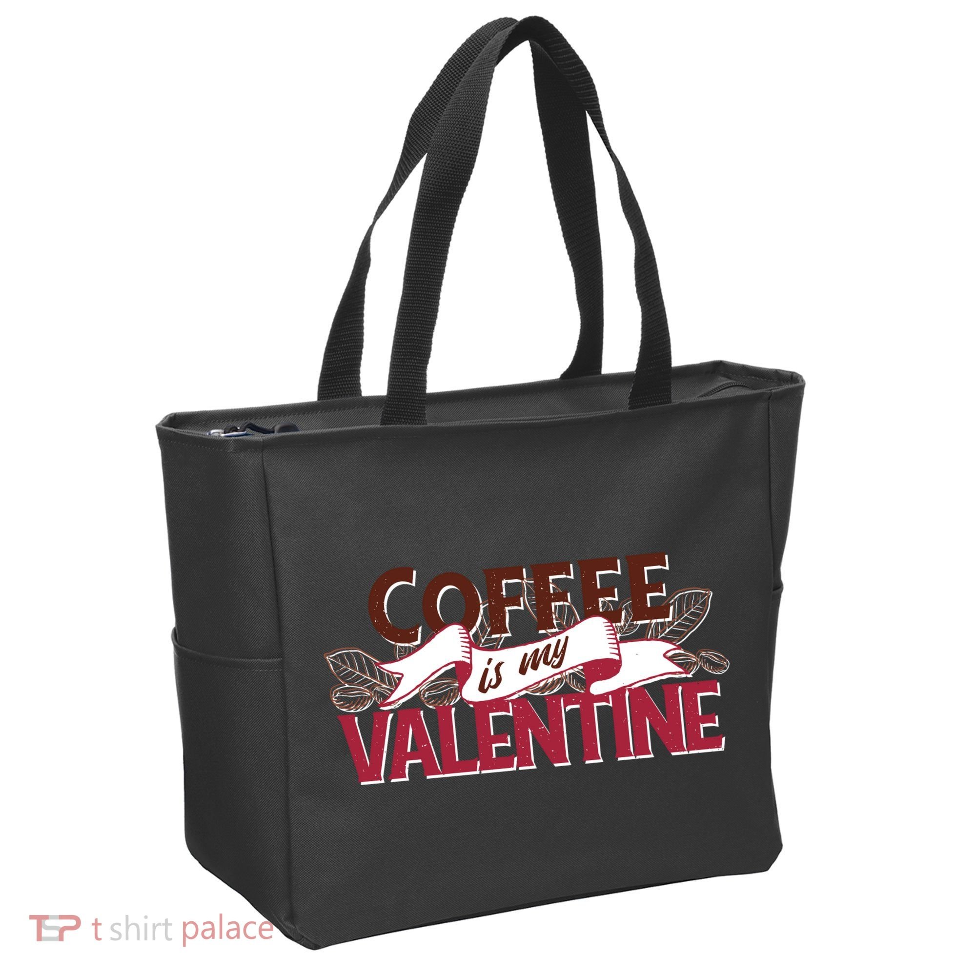 Coffee Is My Valentine Tote Bag