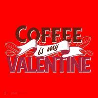 Coffee Is My Valentine Santa Hat thumb 1