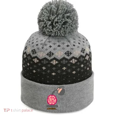Coffee Loading Brain The Baniff Cuffed Pom Beanie