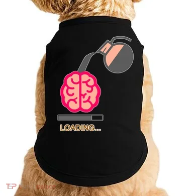 Coffee Loading Brain Doggie Tank