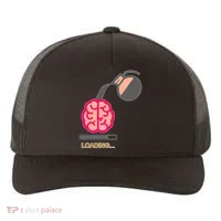 Coffee Loading Brain Yupoong Adult 5-Panel Trucker Hat thumb 0