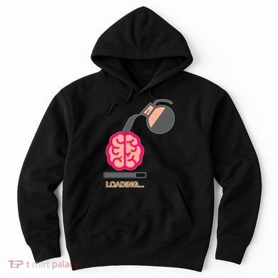 Coffee Loading Brain Hoodie