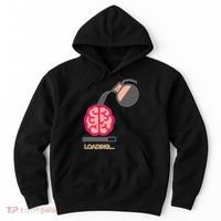 Coffee Loading Brain Hoodie thumb 0