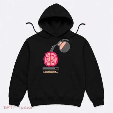 Coffee Loading Brain Hoodie