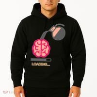 Coffee Loading Brain Hoodie thumb 2