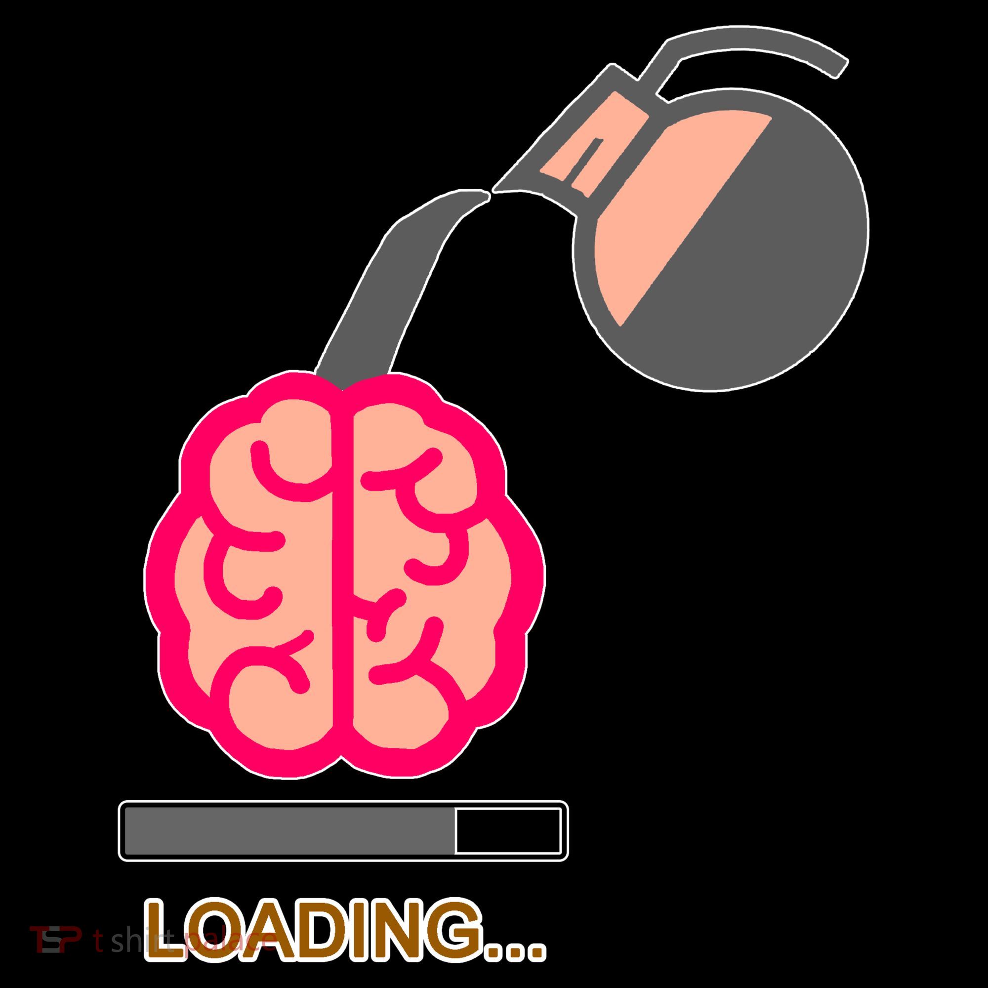 Coffee Loading Brain Hoodie