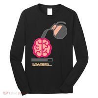 Coffee Loading Brain Long Sleeve Shirt thumb 0