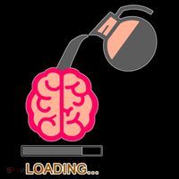 Coffee Loading Brain Long Sleeve Shirt thumb 2