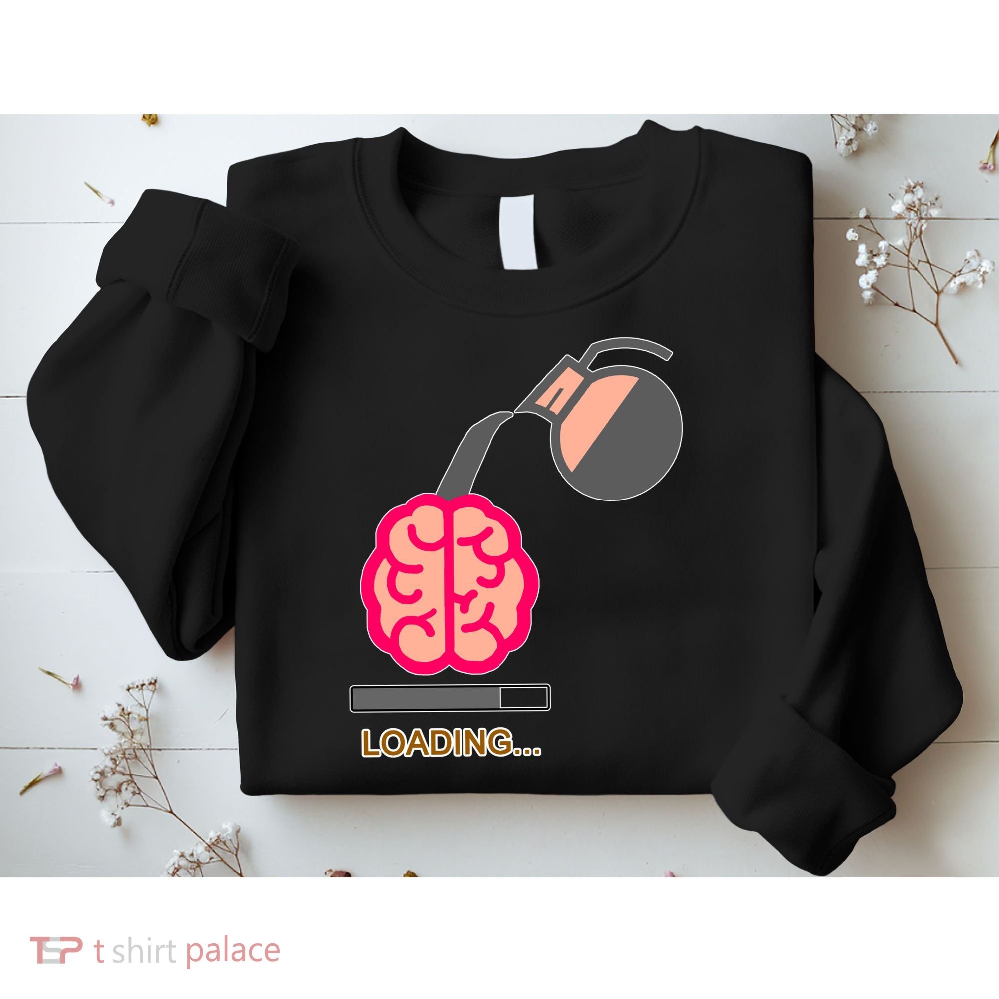 Coffee Loading Brain Sweatshirt