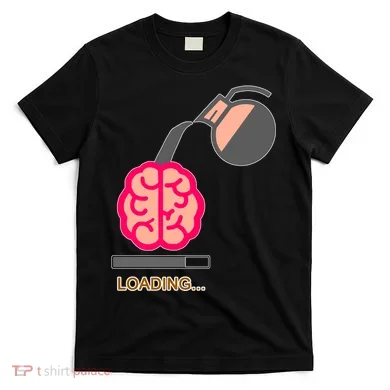 Coffee Loading Brain T-Shirt