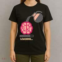 Coffee Loading Brain T-Shirt thumb 4