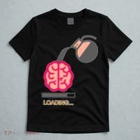 Coffee Loading Brain T-Shirt thumb 5
