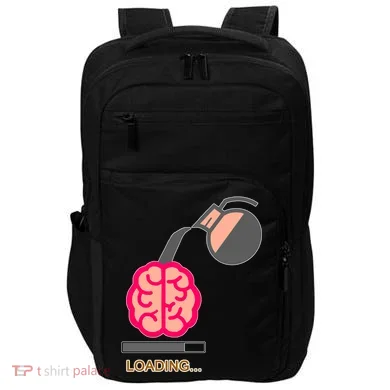 Coffee Loading Brain Impact Tech Backpack