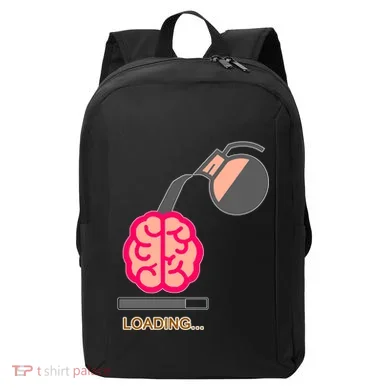Coffee Loading Brain Modern Backpack