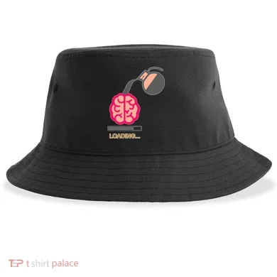 Coffee Loading Brain Sustainable Bucket Hat