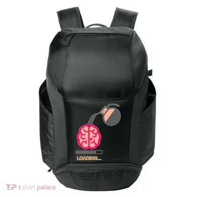Coffee Loading Brain Sport-Tek Club Rec Backpack