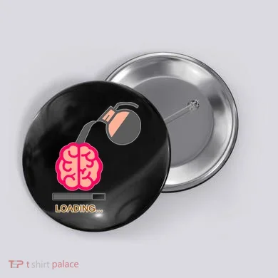 Coffee Loading Brain Button