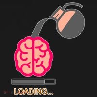 Coffee Loading Brain Button thumb 1