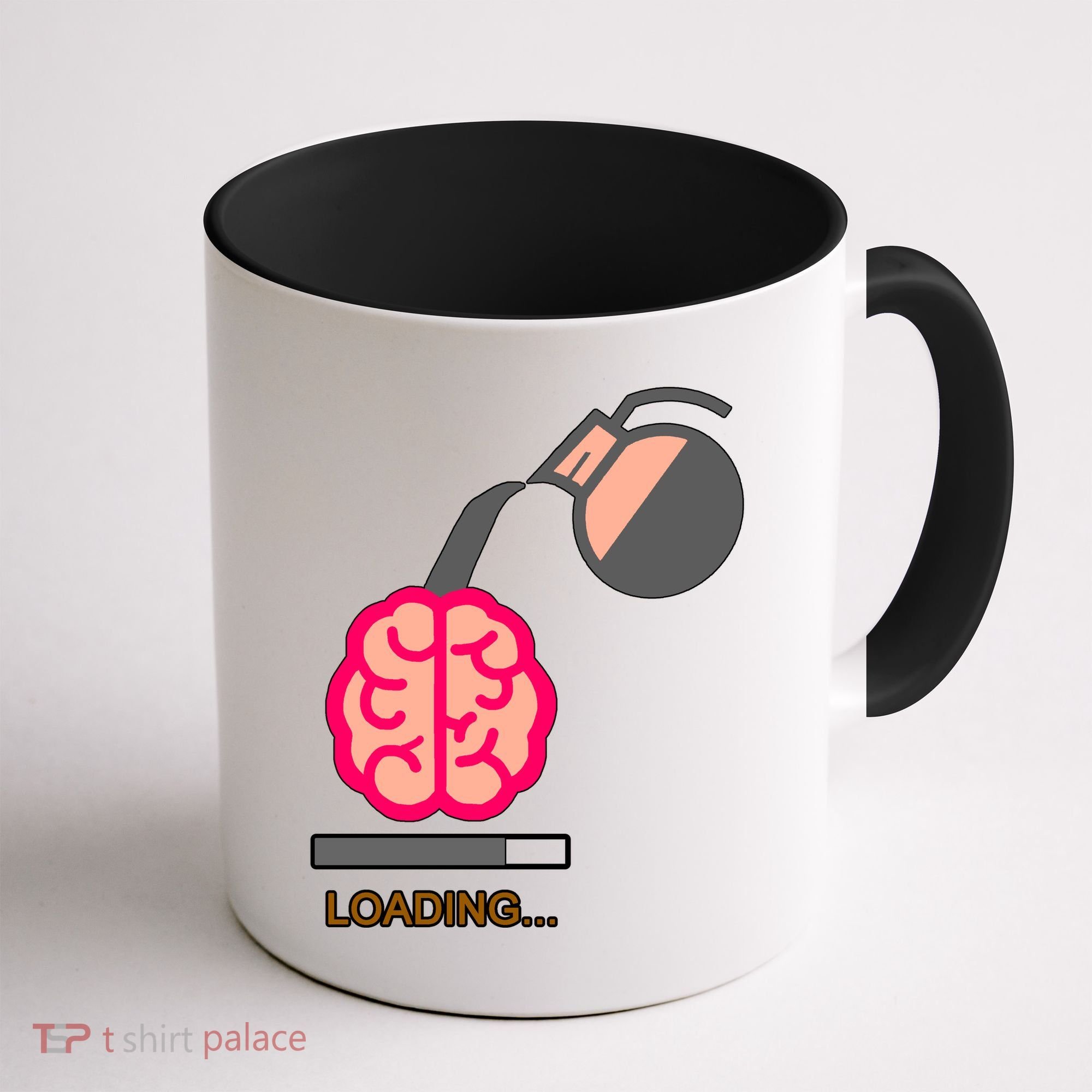 Coffee Loading Brain Coffee Mug
