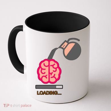 Coffee Loading Brain Coffee Mug