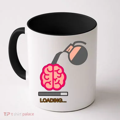Coffee Loading Brain Coffee Mug