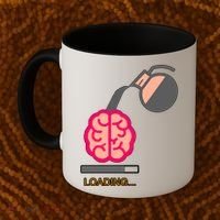 Coffee Loading Brain Coffee Mug thumb 2