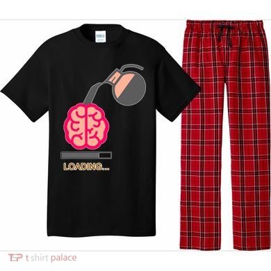Coffee Loading Brain Pajama Set