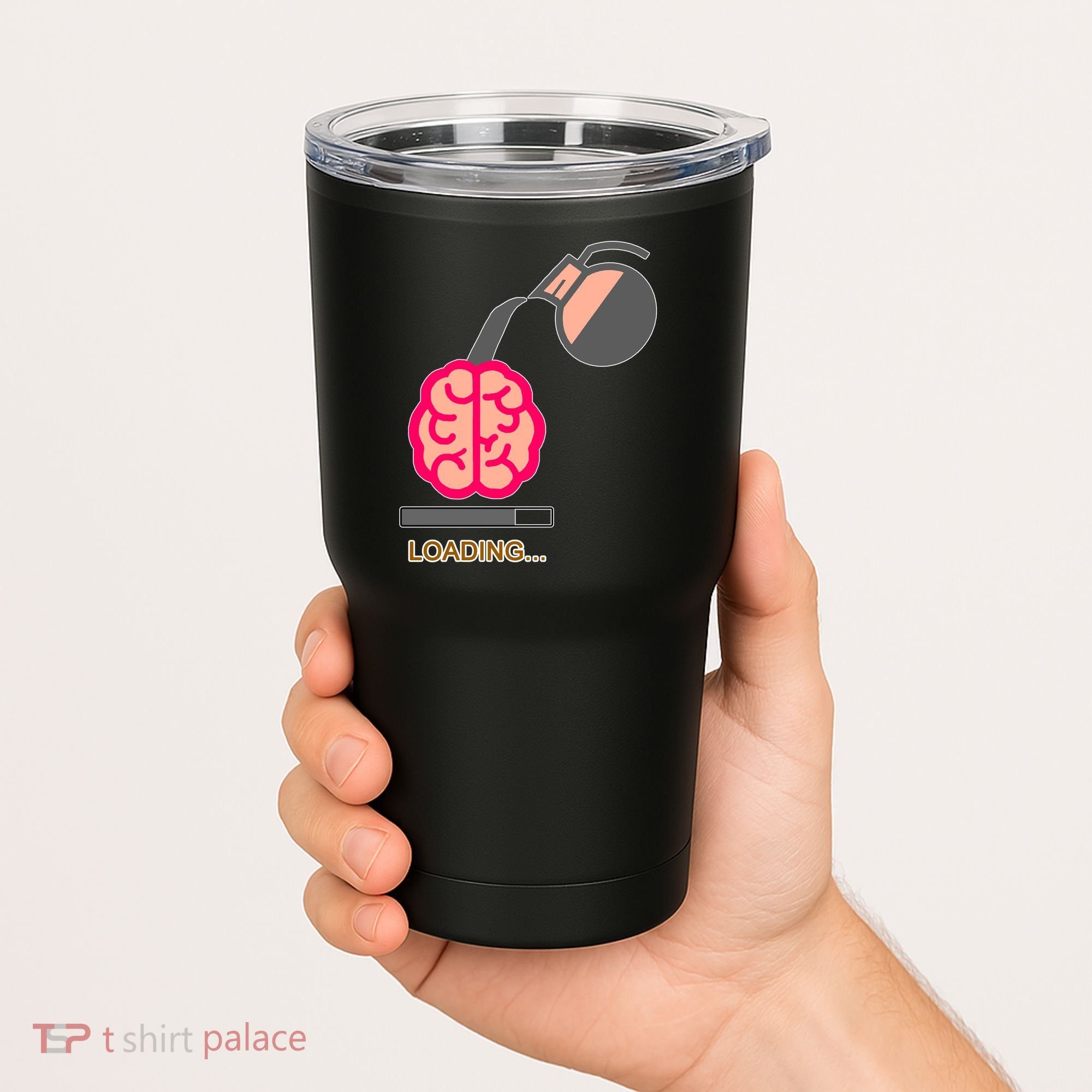 Coffee Loading Brain Tumbler