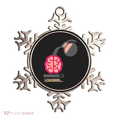 Coffee Loading Brain Ornament