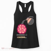 Coffee Loading Brain Women's Tank Top thumb 0