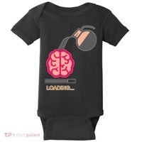 Coffee Loading Brain Baby Bodysuit thumb 0