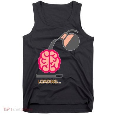 Coffee Loading Brain Tank Top