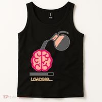 Coffee Loading Brain Tank Top thumb 2