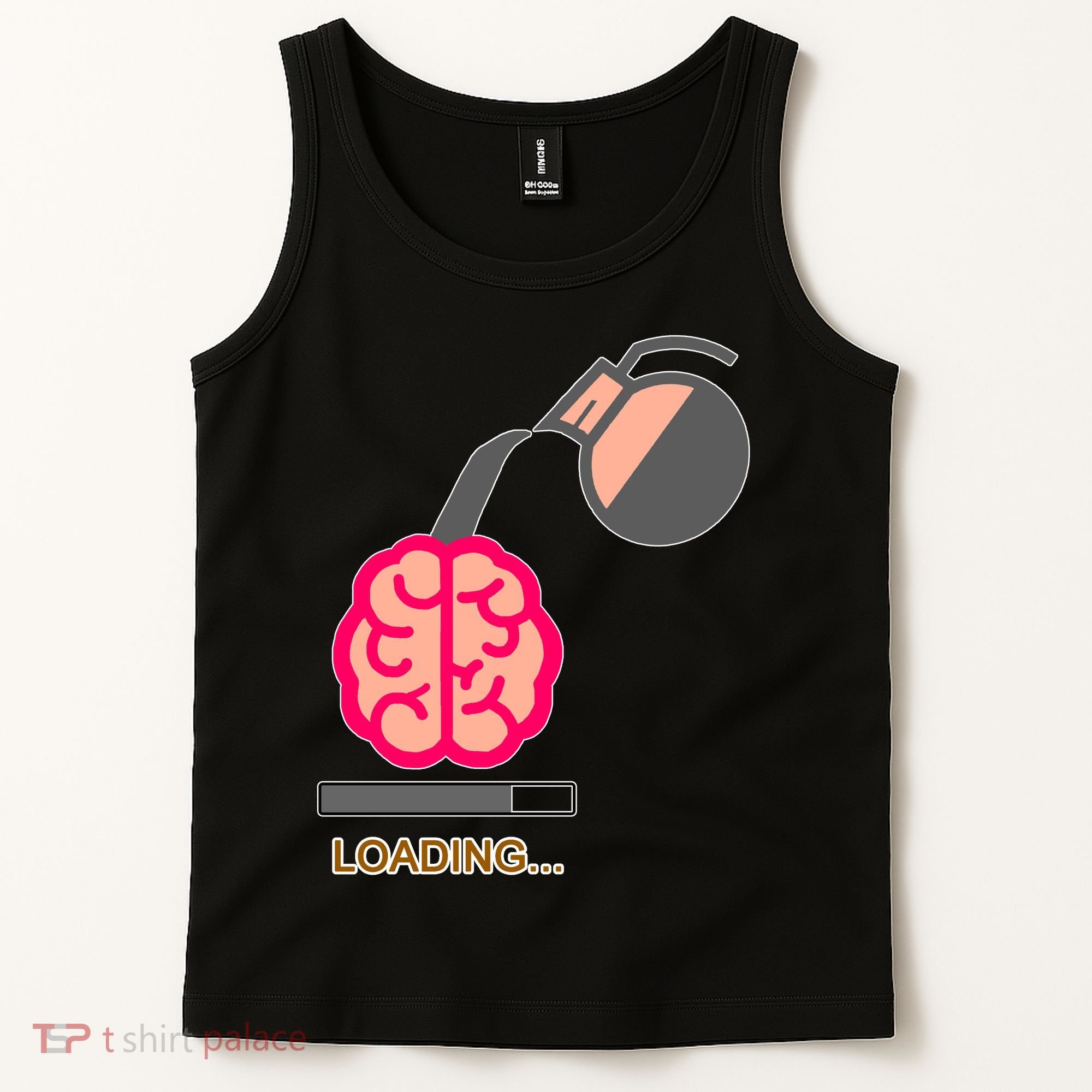 Coffee Loading Brain Tank Top