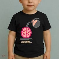 Coffee Loading Brain Toddler T-Shirt thumb 2