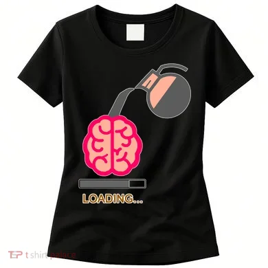 Coffee Loading Brain Women's T-Shirt