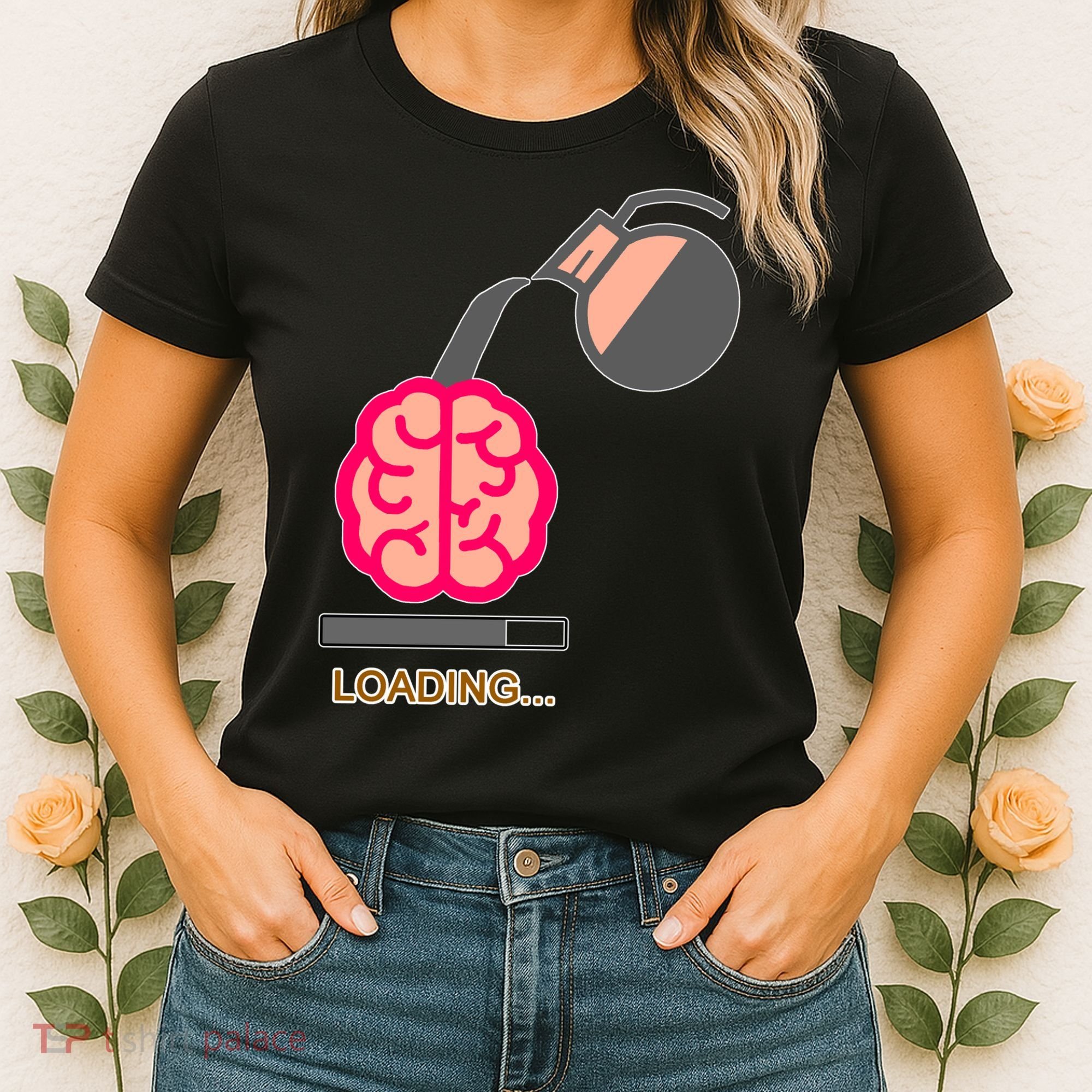 Coffee Loading Brain Women's T-Shirt