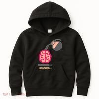 Coffee Loading Brain Kids Hoodie thumb 0