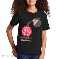 Coffee Loading Brain Kids T-Shirt thumb 2