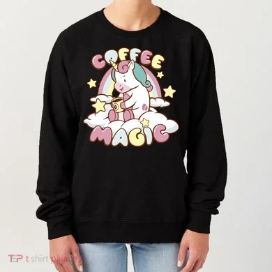 Coffee Magic Unicorn Women's Sweatshirt